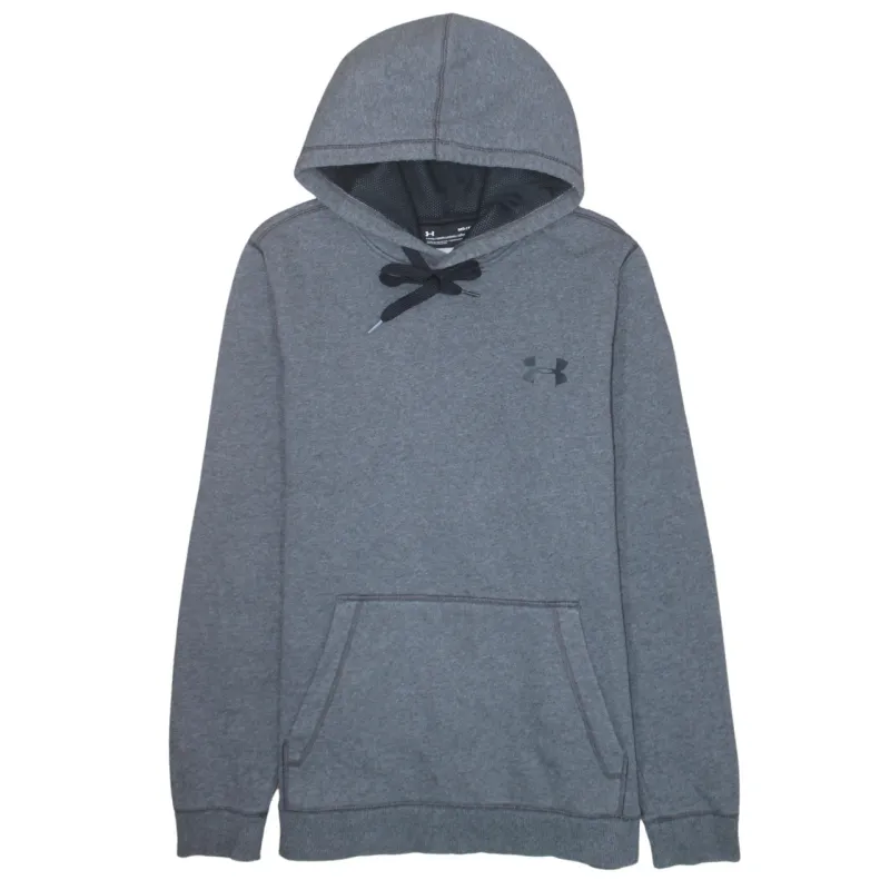 Under Armour 90's Drawstring Pockets Pullover Hoodie Medium Grey sold by Vintage Club
