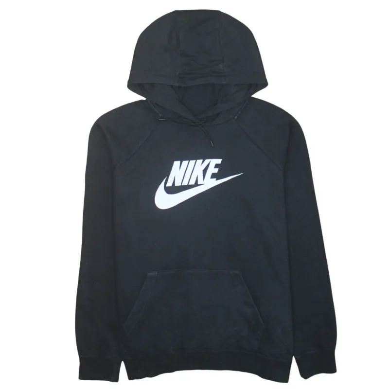 Nike 90's Center Middle Swoosh Pullover Hoodie XLarge Black sold by Vintage Club