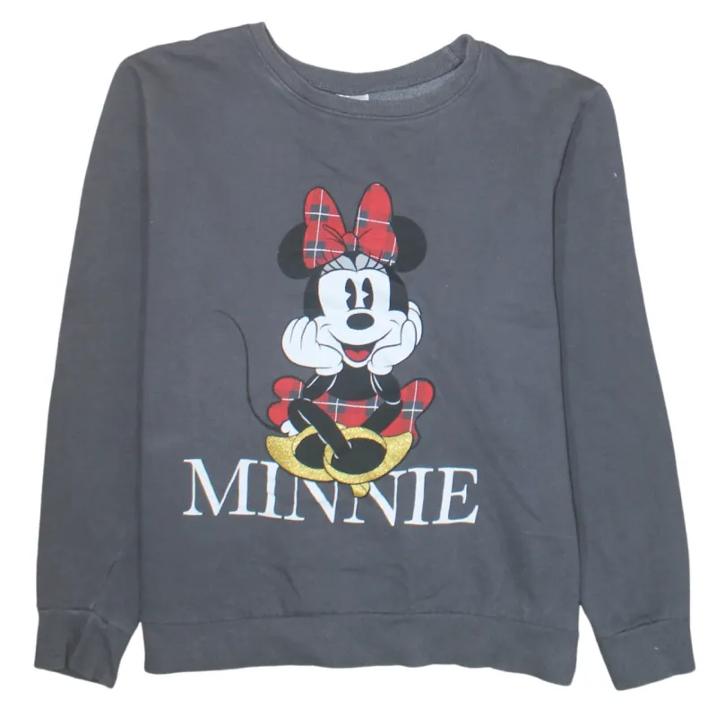 Disney 90's Minnie Mouse Crew Neck Sweatshirt XLarge  Grey sold by Vintage Club