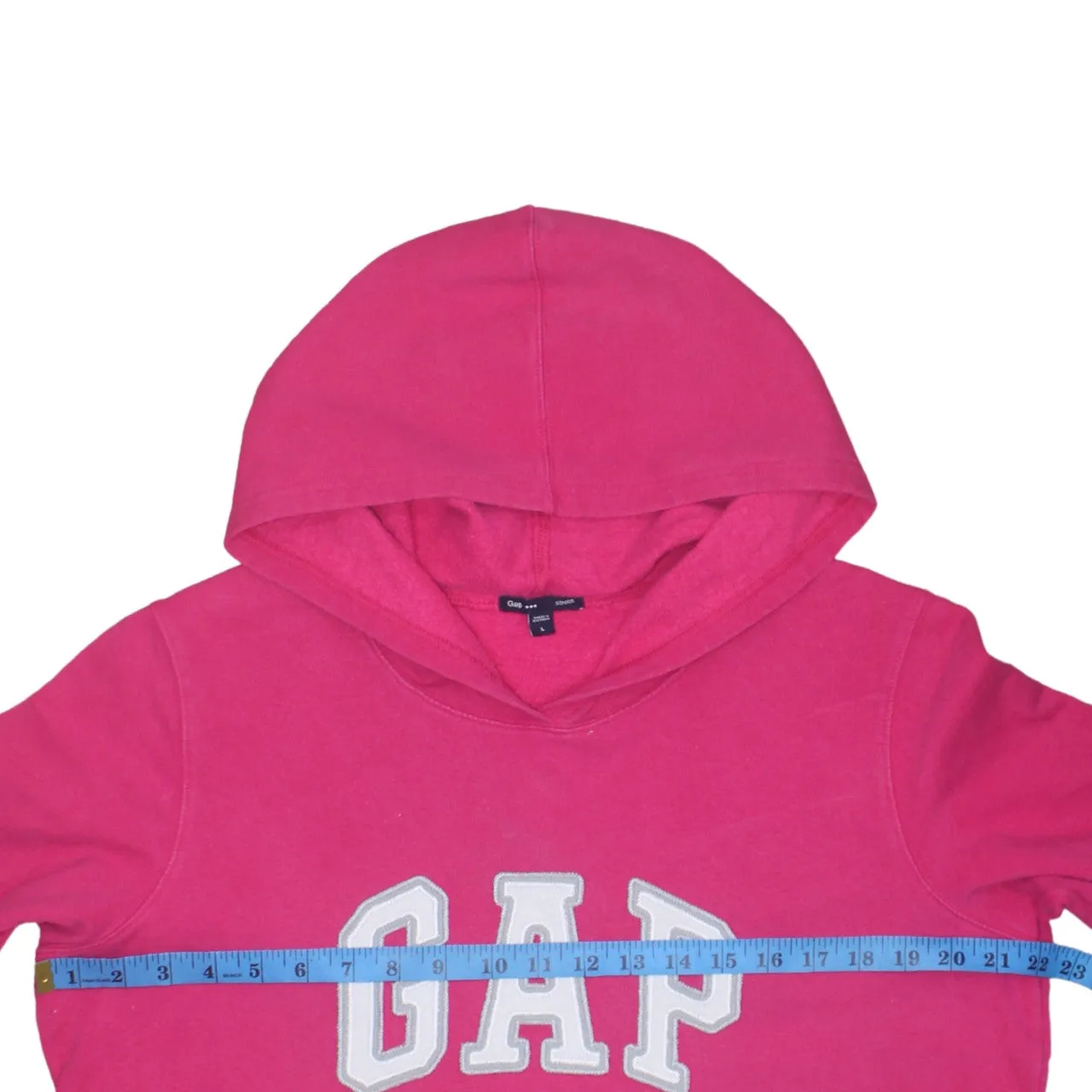 Gap 90's Spellout Pullover Hoodie Large Pink sold by Vintage Club product image thumbnail 5