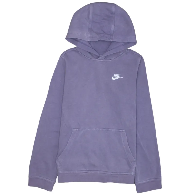 Nike 90's Swoosh Pullover Hoodie Large Purple sold by Vintage Club