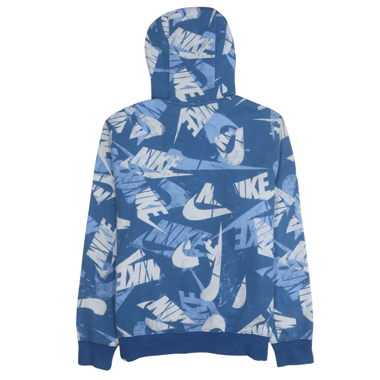 Nike 90's Swoosh Pullover Hoodie Medium Blue sold by Vintage Club product image thumbnail 2