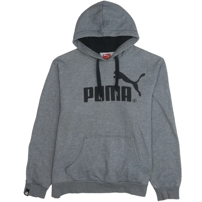 Puma 90's Spellout Pullover Hoodie XLarge Grey sold by Vintage Club