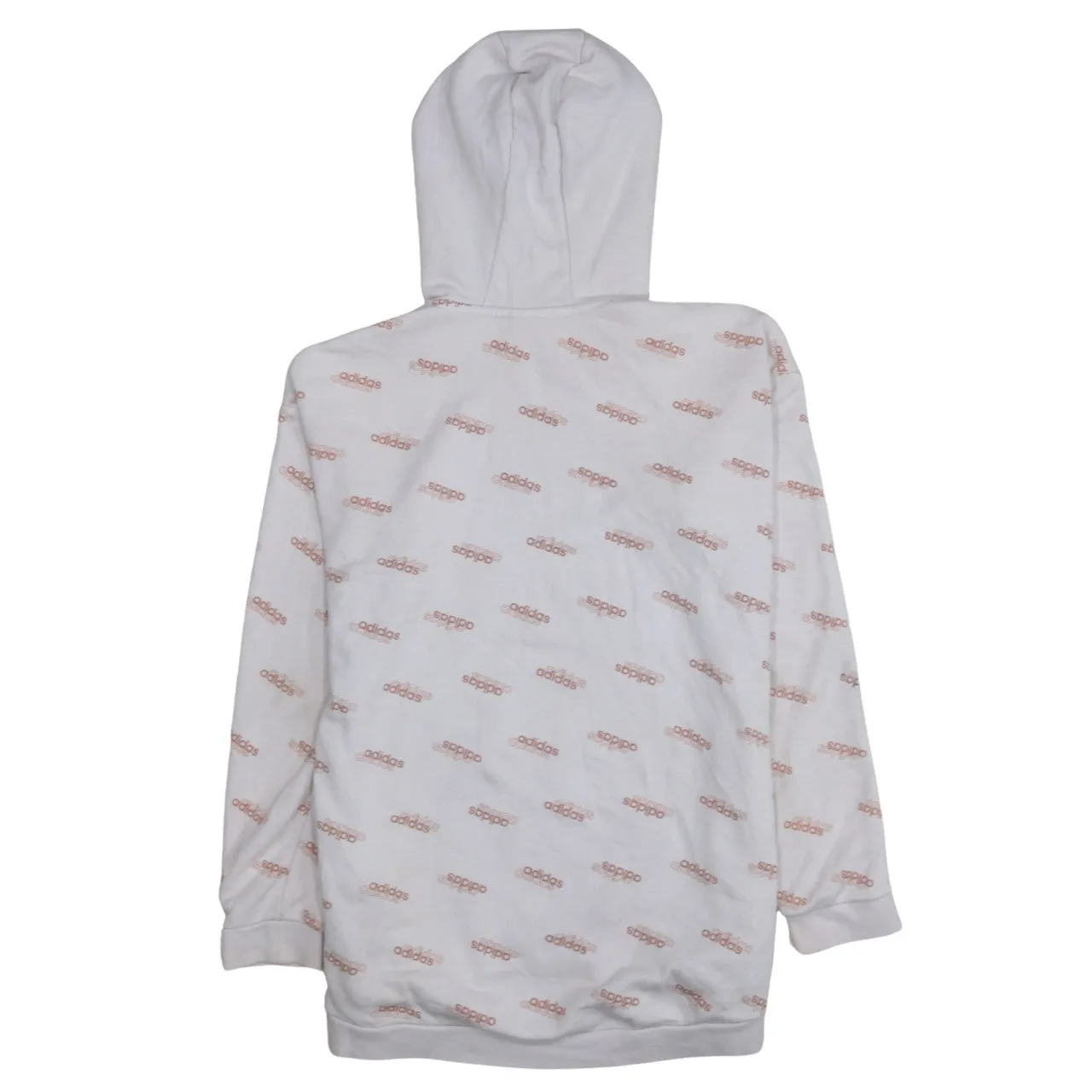 Adidas 90's Spellout Pullover Hoodie Small Beige Cream sold by Vintage Club product image thumbnail 2