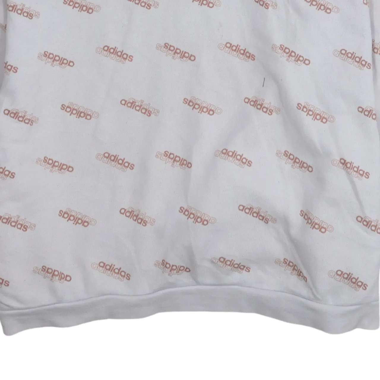 Adidas 90's Spellout Pullover Hoodie Small Beige Cream sold by Vintage Club product image thumbnail 4