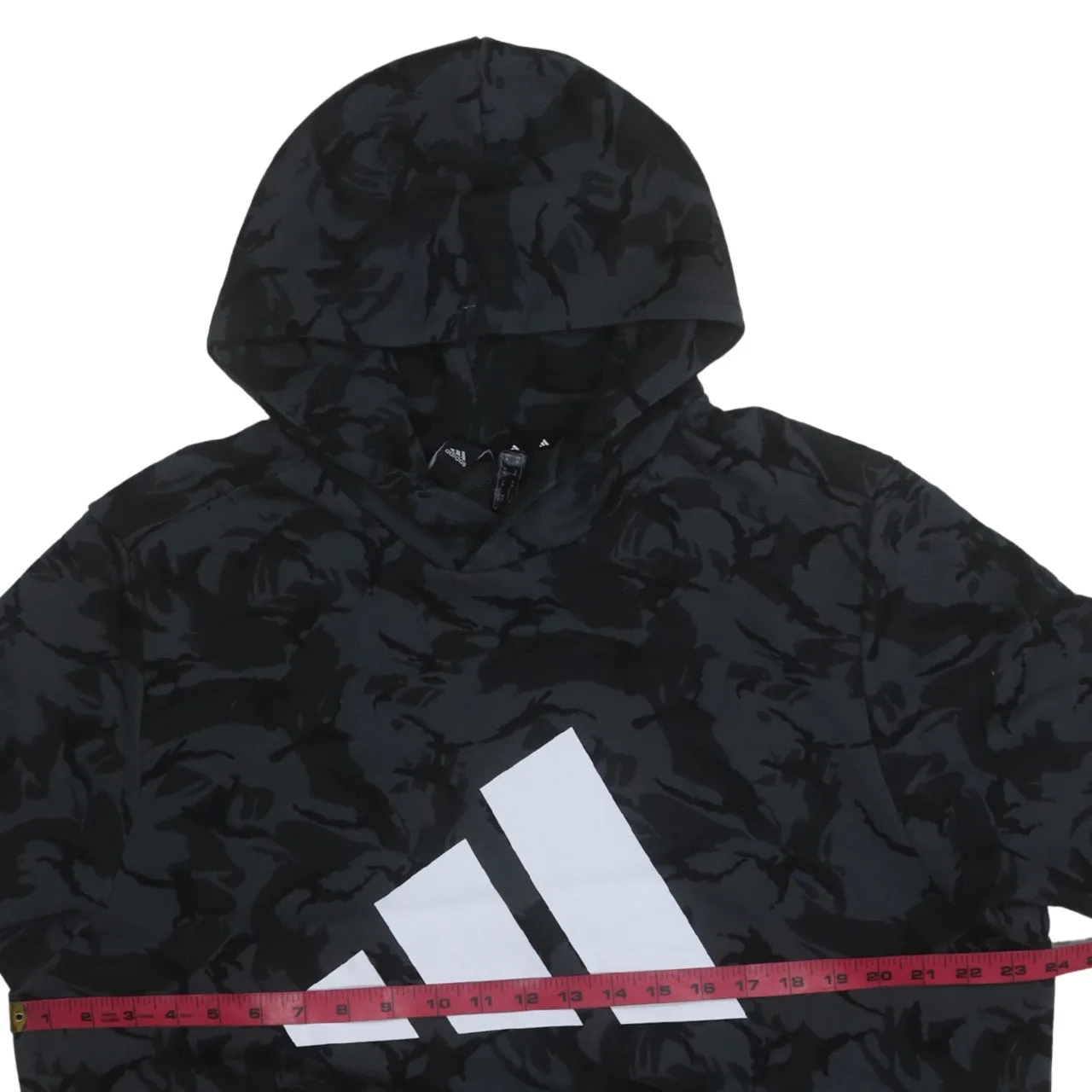 Adidas Black Camo Hoodie Women’s XLarge Printed Logo Pullover Casual Sweatshirt Top sold by Vintage Club product image thumbnail 5
