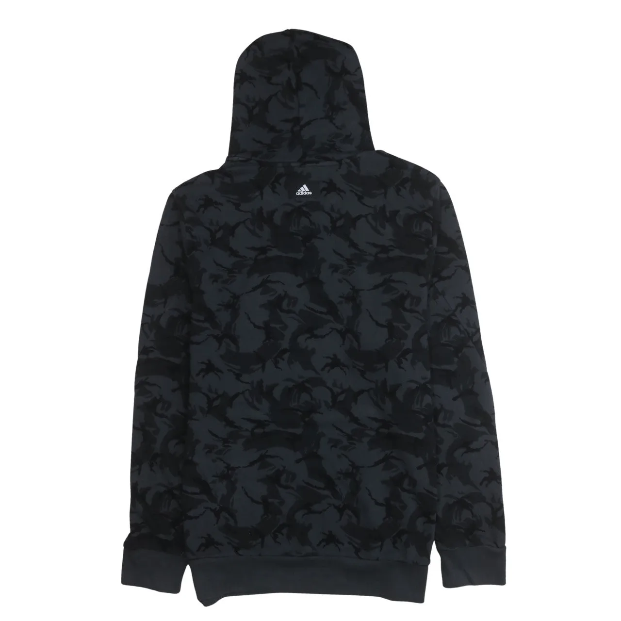 Adidas Black Camo Hoodie Women’s XLarge Printed Logo Pullover Casual Sweatshirt Top sold by Vintage Club product image thumbnail 2