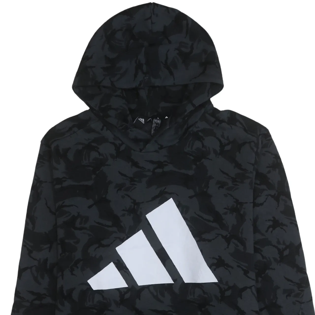 Adidas Black Camo Hoodie Women’s XLarge Printed Logo Pullover Casual Sweatshirt Top sold by Vintage Club product image thumbnail 3