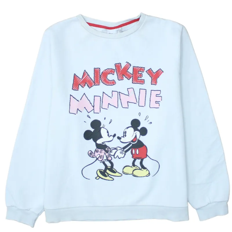 Disney 90's Mickey & Minnie Mouse Crew Neck Sweatshirt Large White sold by Vintage Club