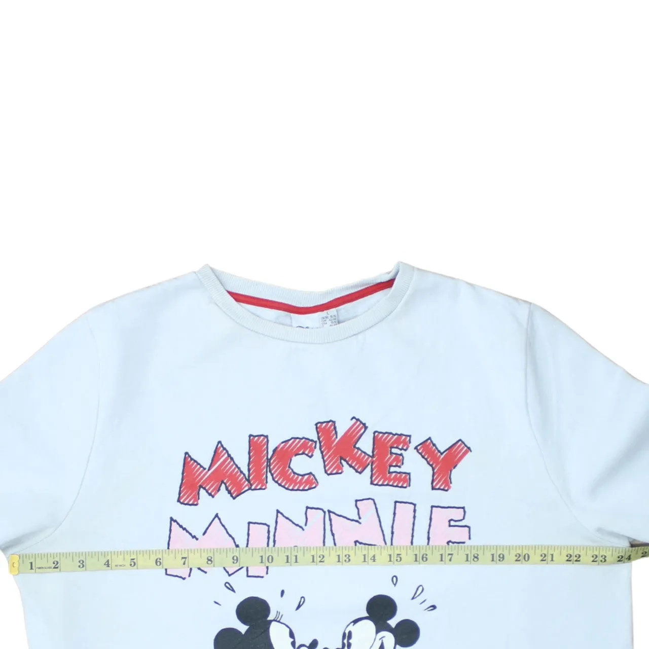Disney 90's Mickey & Minnie Mouse Crew Neck Sweatshirt Large White sold by Vintage Club product image thumbnail 5