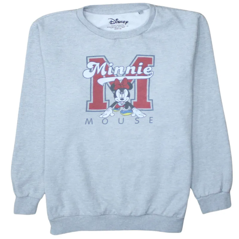Disney 90's Minnie Mouse Crew Neck Sweatshirt XLarge Grey sold by Vintage Club