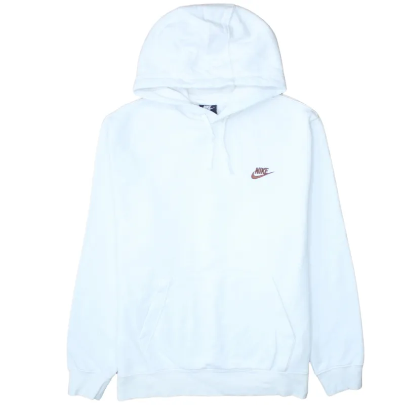 Nike 90's Swoosh Pullover Hoodie Large White sold by Vintage Club