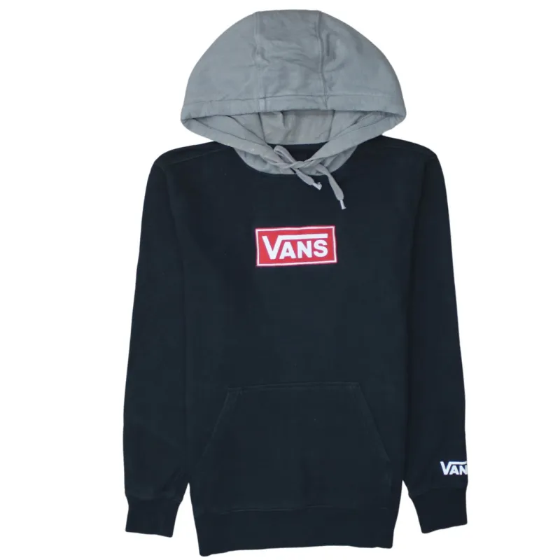VANS 90's Spellout Pullover Hoodie XSmall Black sold by Vintage Club