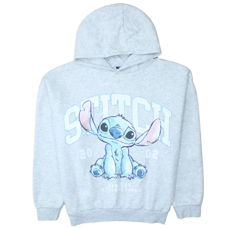 Disney 90's Stitch Pullover Hoodie Medium  Grey made by Disney