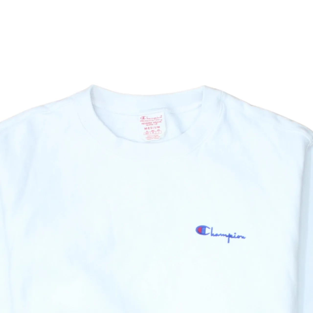 Champion 90's Lightweight Crew Neck Sweatshirt Medium White sold by Vintage Club product image thumbnail 3