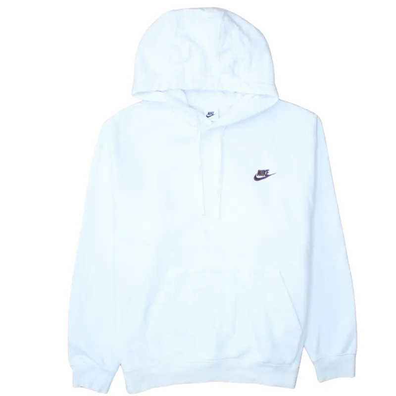 Nike 90's Swoosh Pullover Hoodie Large White sold by Vintage Club