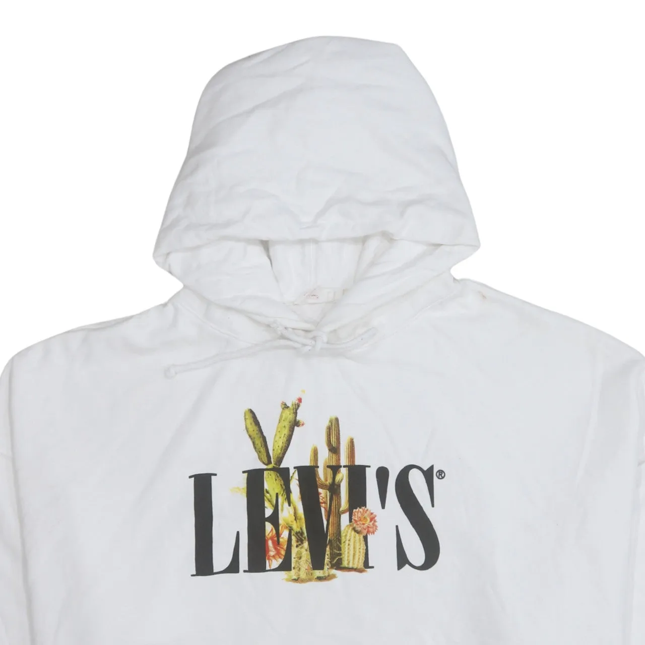 Levi's 90's Spellout Pullover Hoodie XXLarge (2XL) White sold by Vintage Club product image thumbnail 3