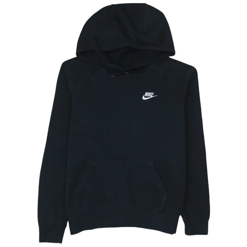 Nike 90's Swoosh Pullover Hoodie Small Black sold by Vintage Club