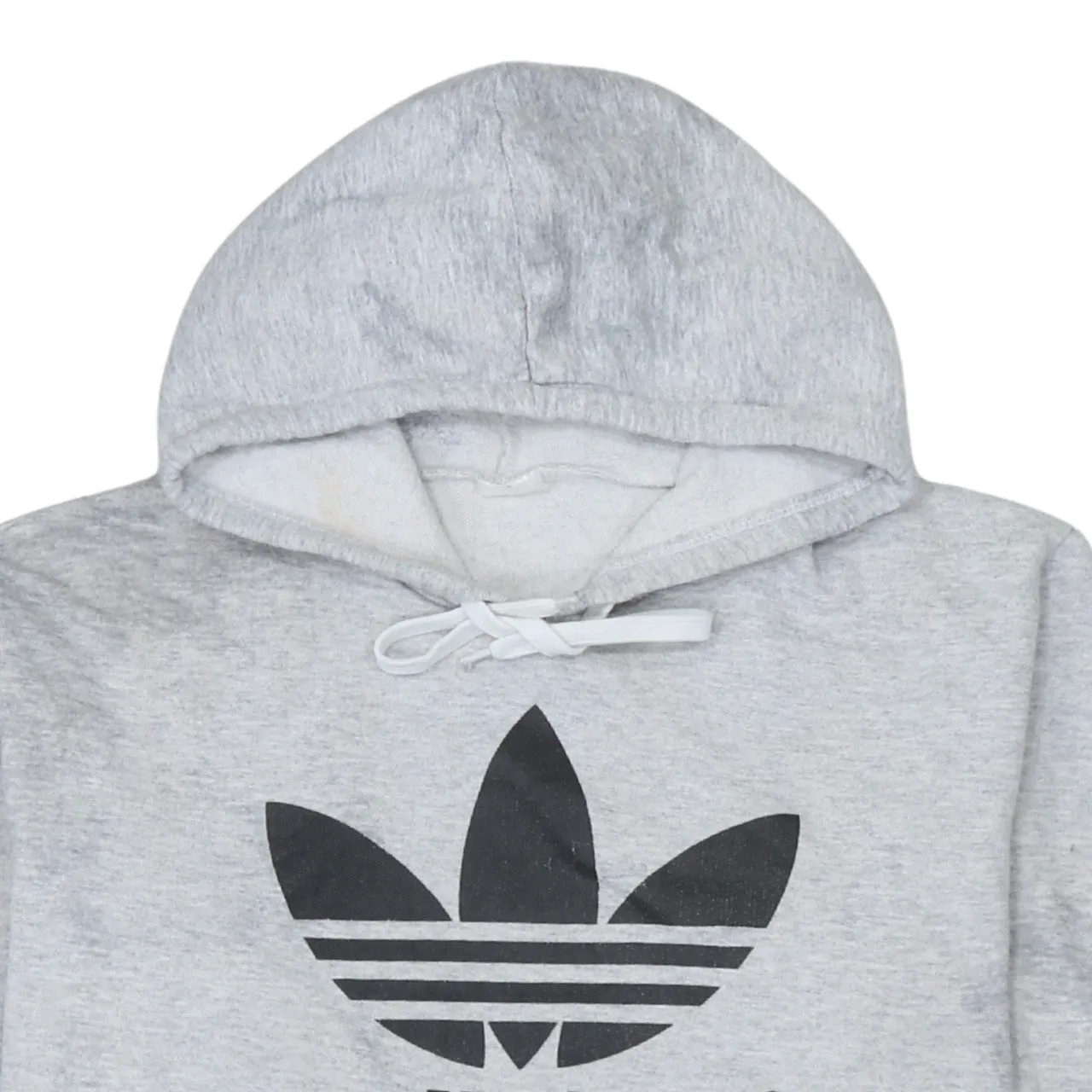 Adidas 90's Spellout Pullover Hoodie Small Grey sold by Vintage Club product image thumbnail 3
