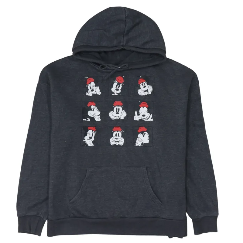Disney 90's Mickey Mouse Pullover Hoodie Large Grey sold by Vintage Club