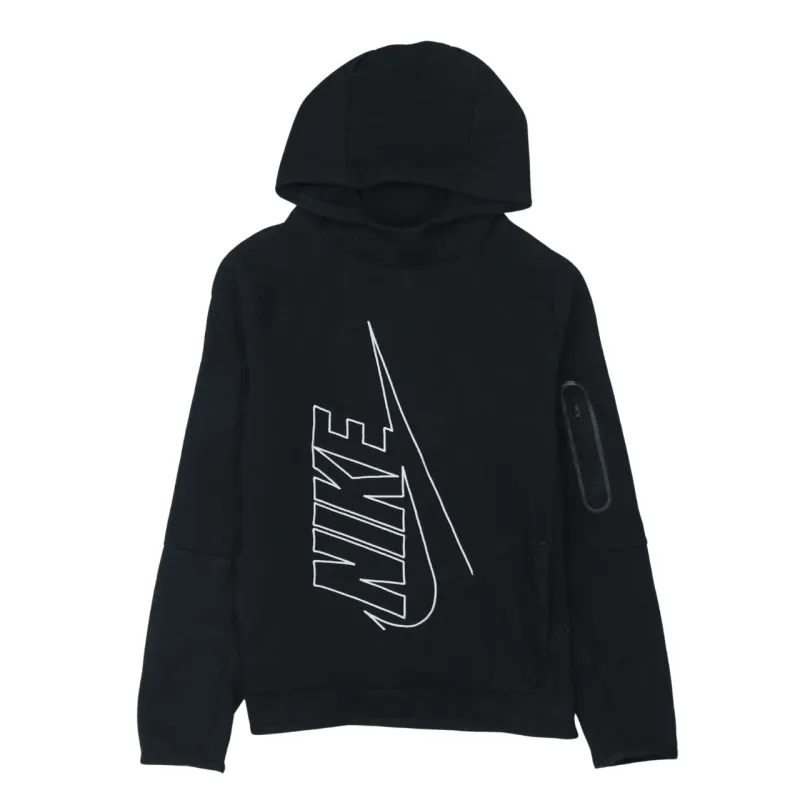 Nike 90's Center Middle Swoosh Pullover Hoodie XLarge Black sold by Vintage Club