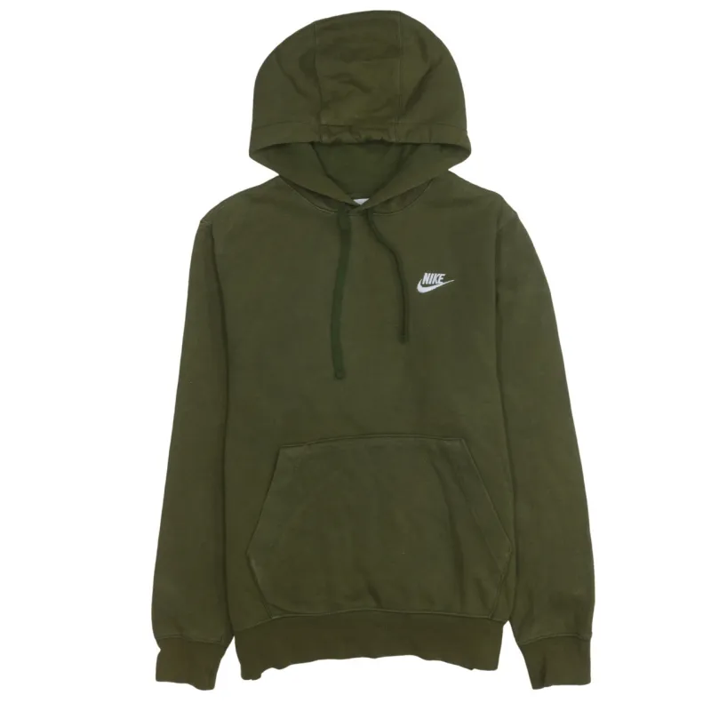 Nike 90's Swoosh Pullover Hoodie Small Khaki Green sold by Vintage Club