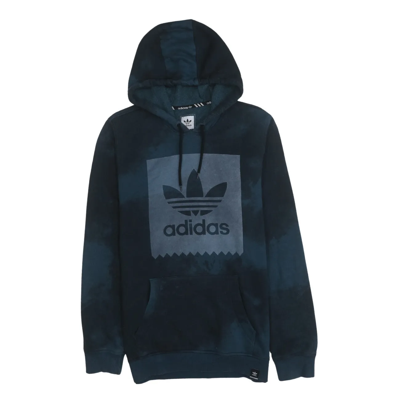 Adidas 90's Spellout Pullover Hoodie Medium Black sold by Vintage Club
