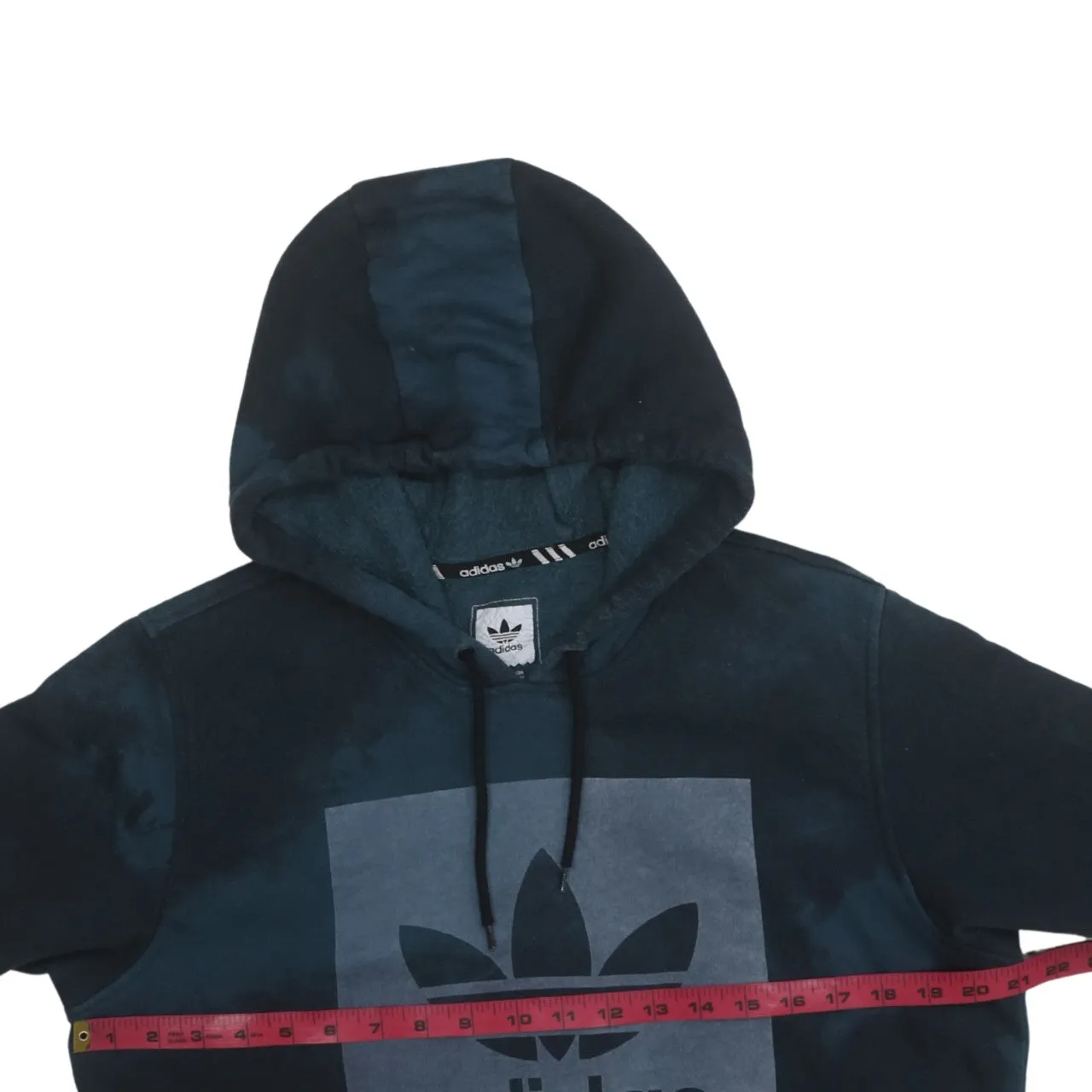 Adidas 90's Spellout Pullover Hoodie Medium Black sold by Vintage Club product image thumbnail 5