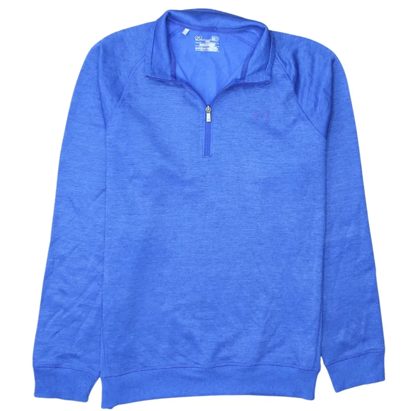 Under Armour 90's Plain Quarter Zip Sweatshirt Large Blue sold by Vintage Club