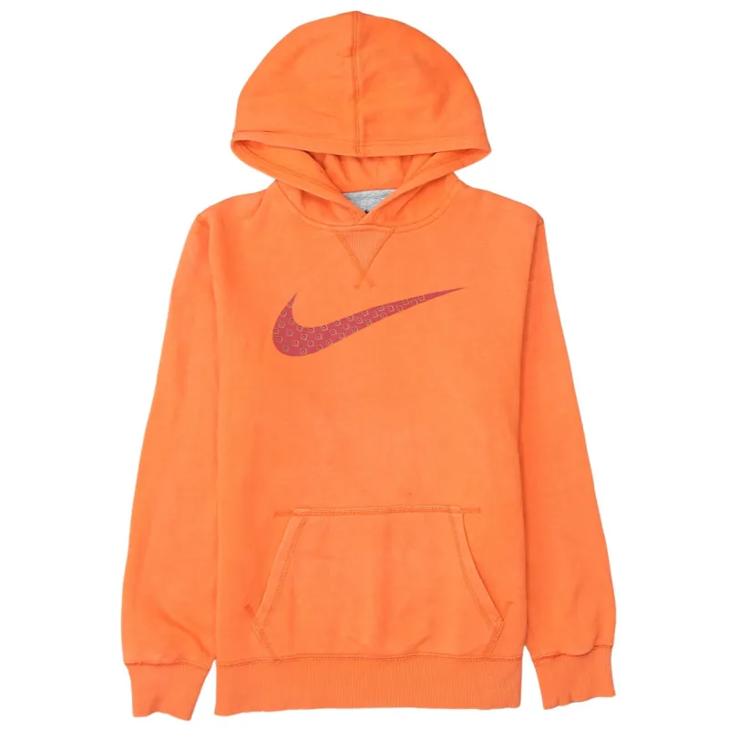 Nike 90's Center Middle Swoosh Pullover Hoodie XLarge Orange sold by Vintage Club