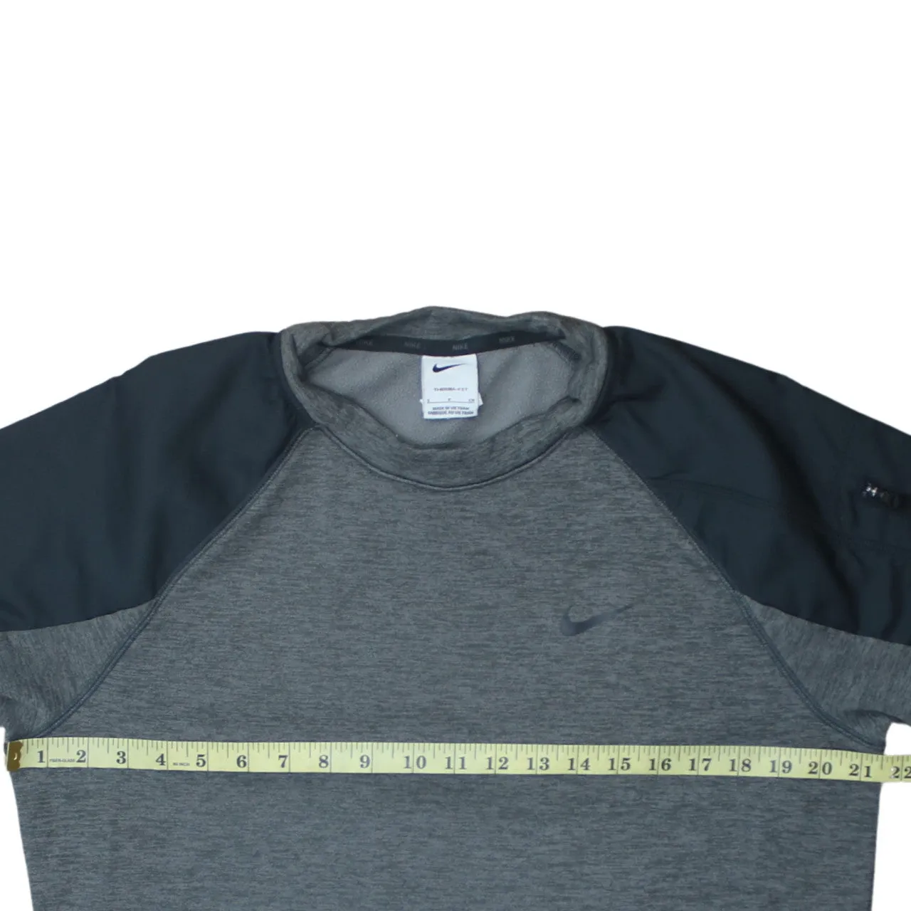 Nike 90's Swoosh Crew Neck Sweatshirt Small Grey sold by Vintage Club product image thumbnail 5