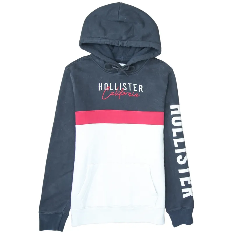Hollister 90's Spellout Pullover Hoodie Medium Black sold by Vintage Club