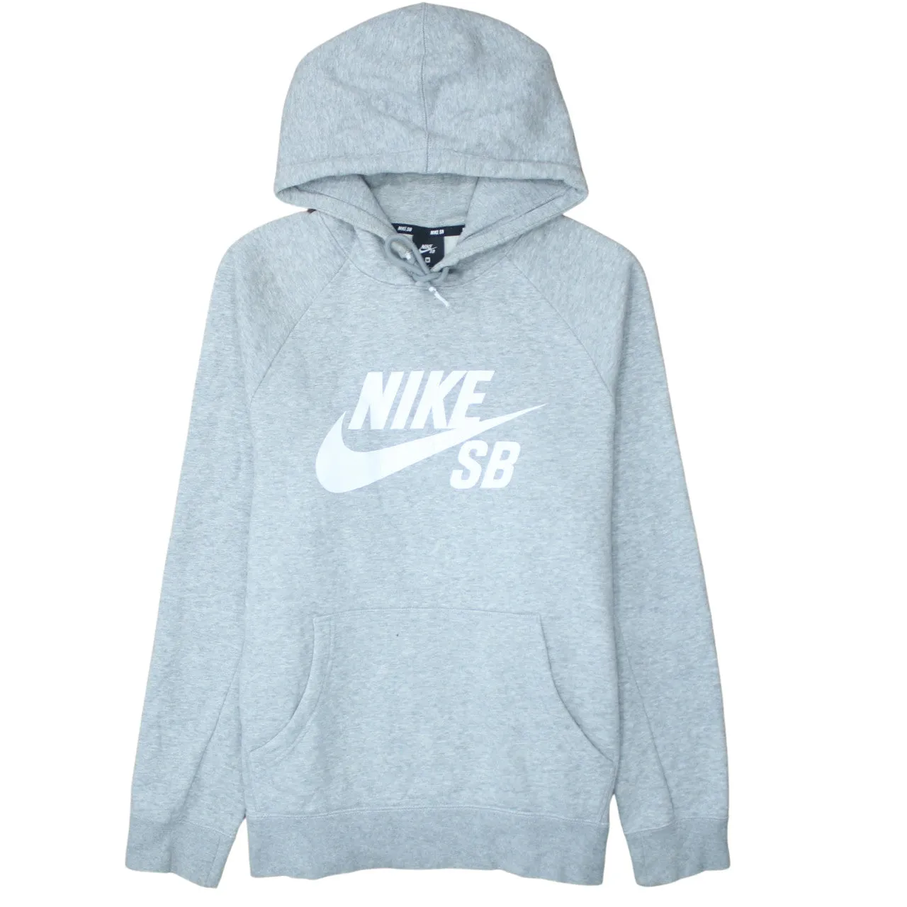 Nike 90's Center Middle Swoosh Pullover Hoodie Medium Grey sold by Vintage Club