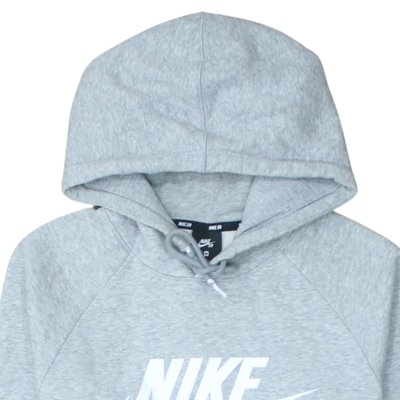 Nike 90's Center Middle Swoosh Pullover Hoodie Medium Grey sold by Vintage Club product image thumbnail 3