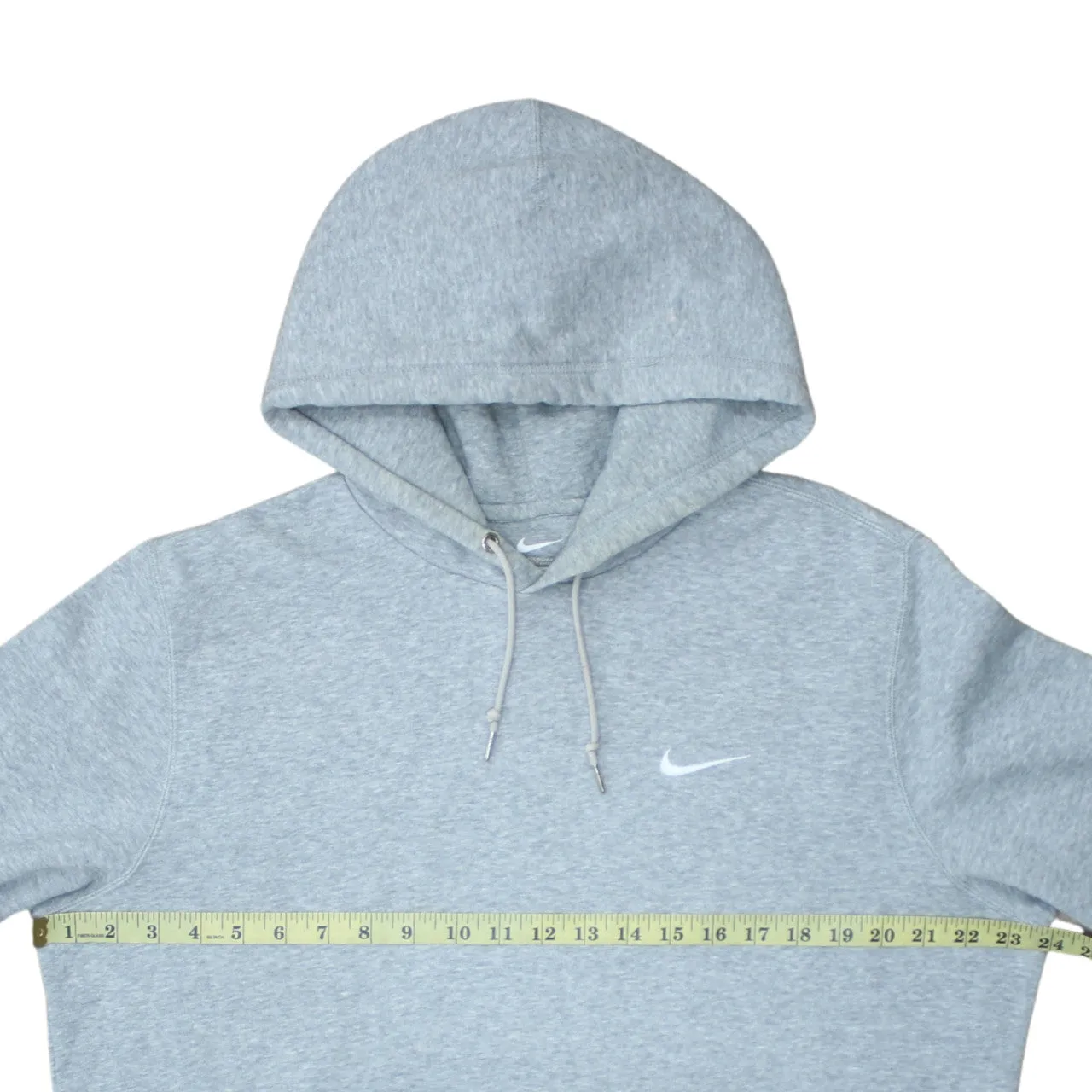 Nike 90's Swoosh Pullover Hoodie Large Grey sold by Vintage Club product image thumbnail 5