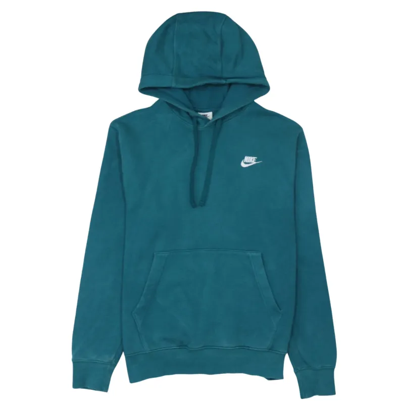 Nike 90's Swoosh Pullover Hoodie Small Green sold by Vintage Club