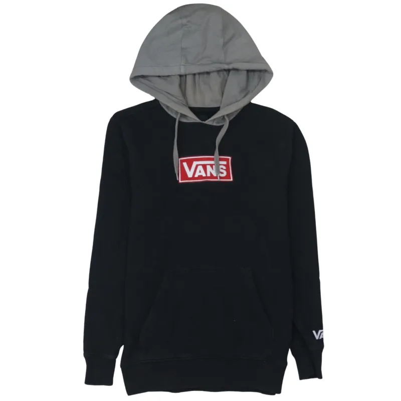 VANS 90's Spellout Pullover Hoodie XSmall Black sold by Vintage Club