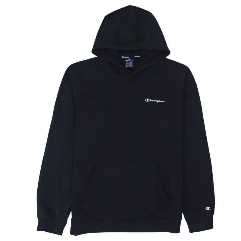 Champion 90's Drawstring Pockets Pullover Hoodie XLarge Black sold by Vintage Club