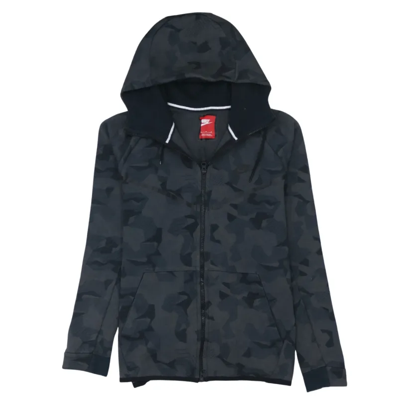 Nike 90's Swoosh Full Zip Up Hoodie Medium Black sold by Vintage Club