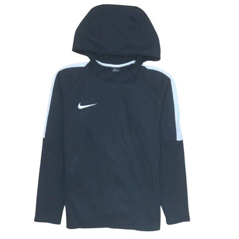 Nike 90's Swoosh Pullover Hoodie Medium Black sold by Vintage Club