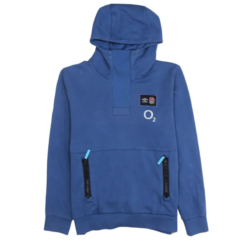 Umbro 90's Lightweight Pullover Hoodie Medium Navy Blue sold by Vintage Club