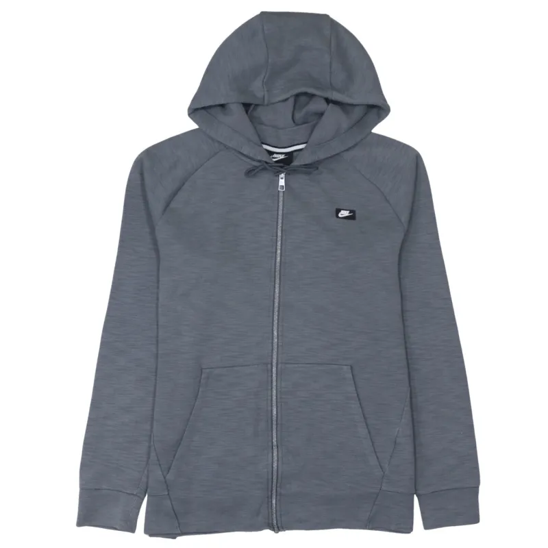 Nike 90's Swoosh Full Zip Up Hoodie Medium Grey sold by Vintage Club