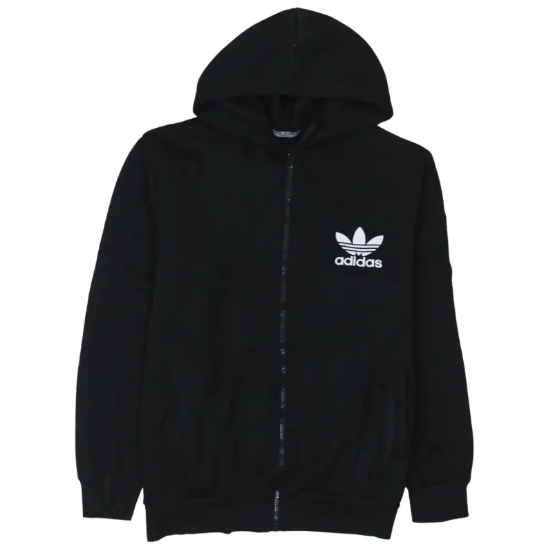 Adidas 90's Lightweight Full Zip Up Hoodie XXXLarge (3XL) Black sold by Vintage Club