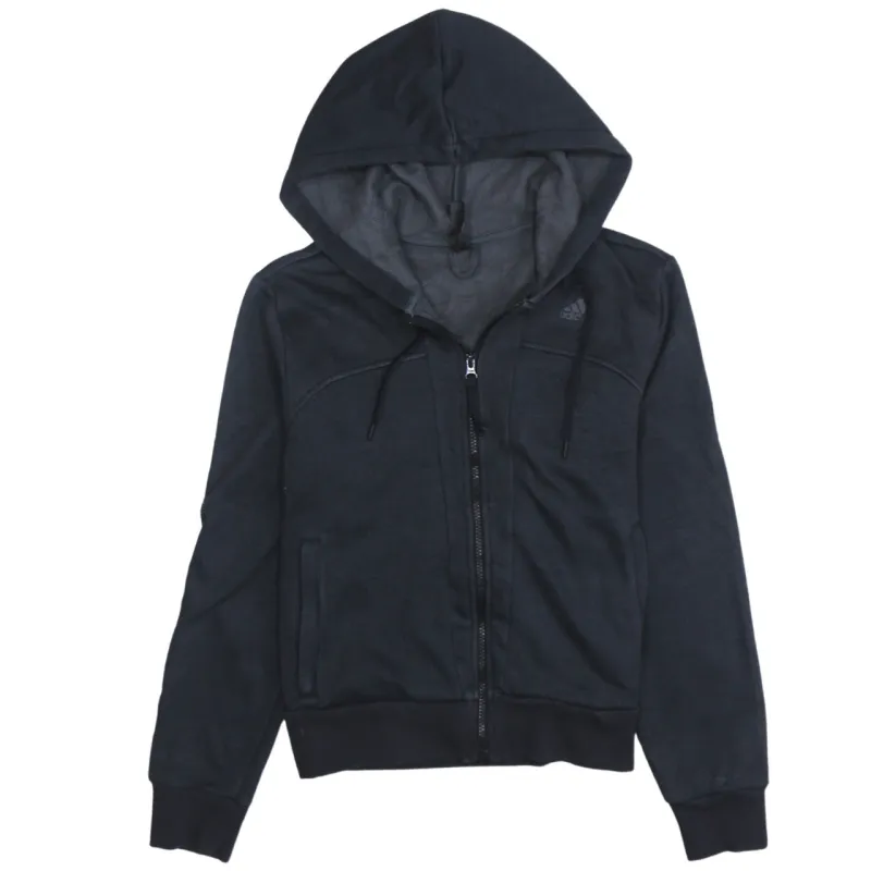 Adidas 90's Lightweight Full Zip Up Hoodie Medium Black sold by Vintage Club