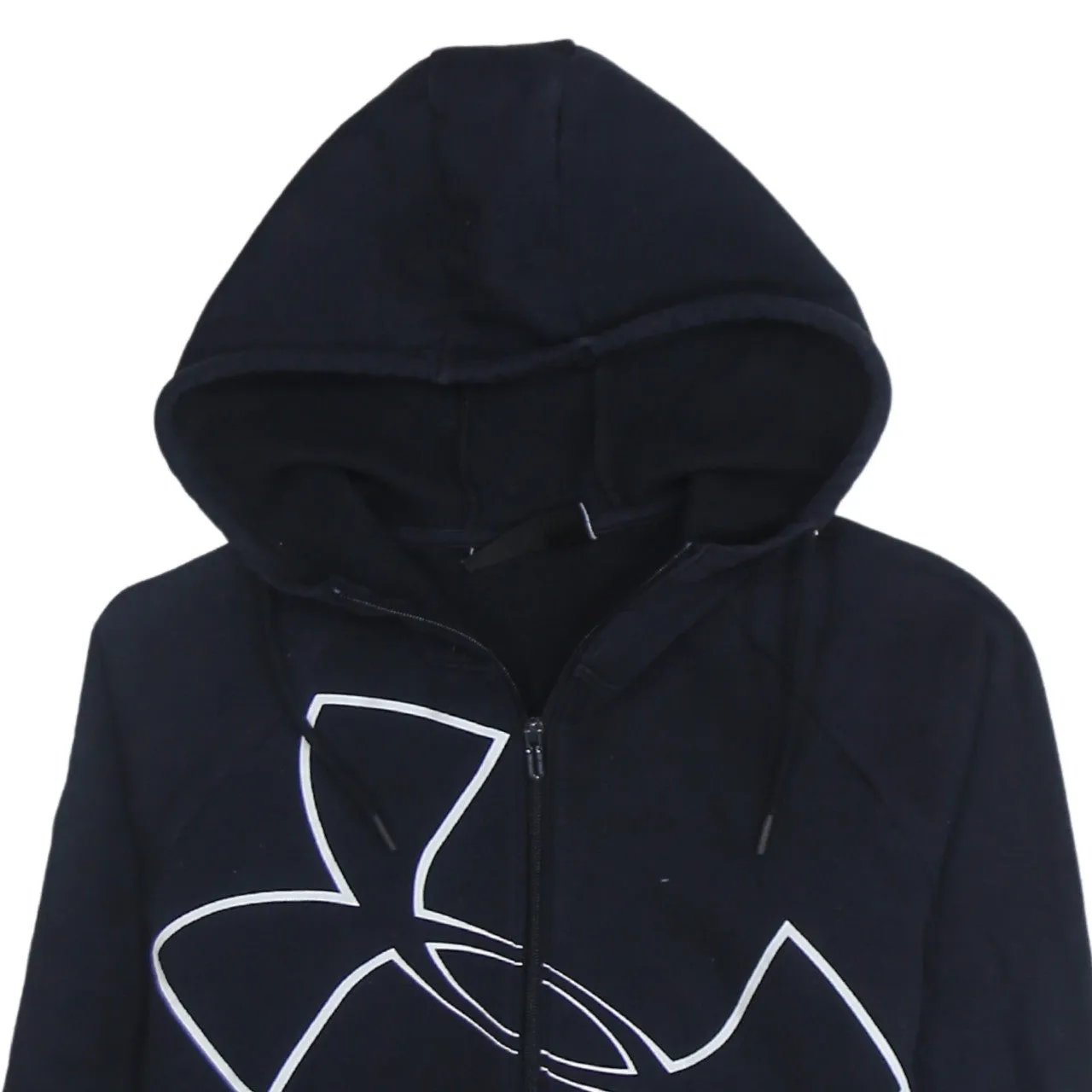 Under Armour 90's Spellout Full Zip Up Hoodie Medium Black sold by Vintage Club product image thumbnail 3