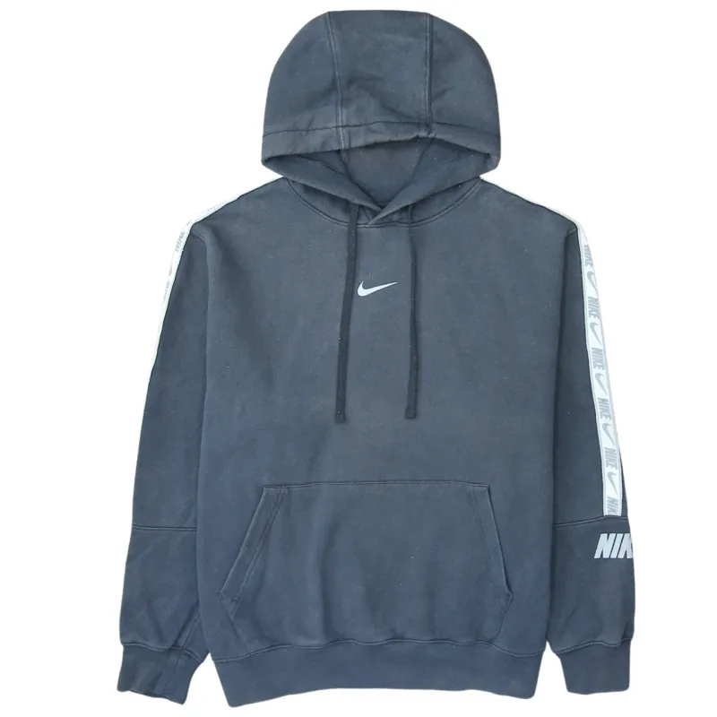 Nike 90's Center Middle Swoosh Pullover Hoodie Large Black sold by Vintage Club