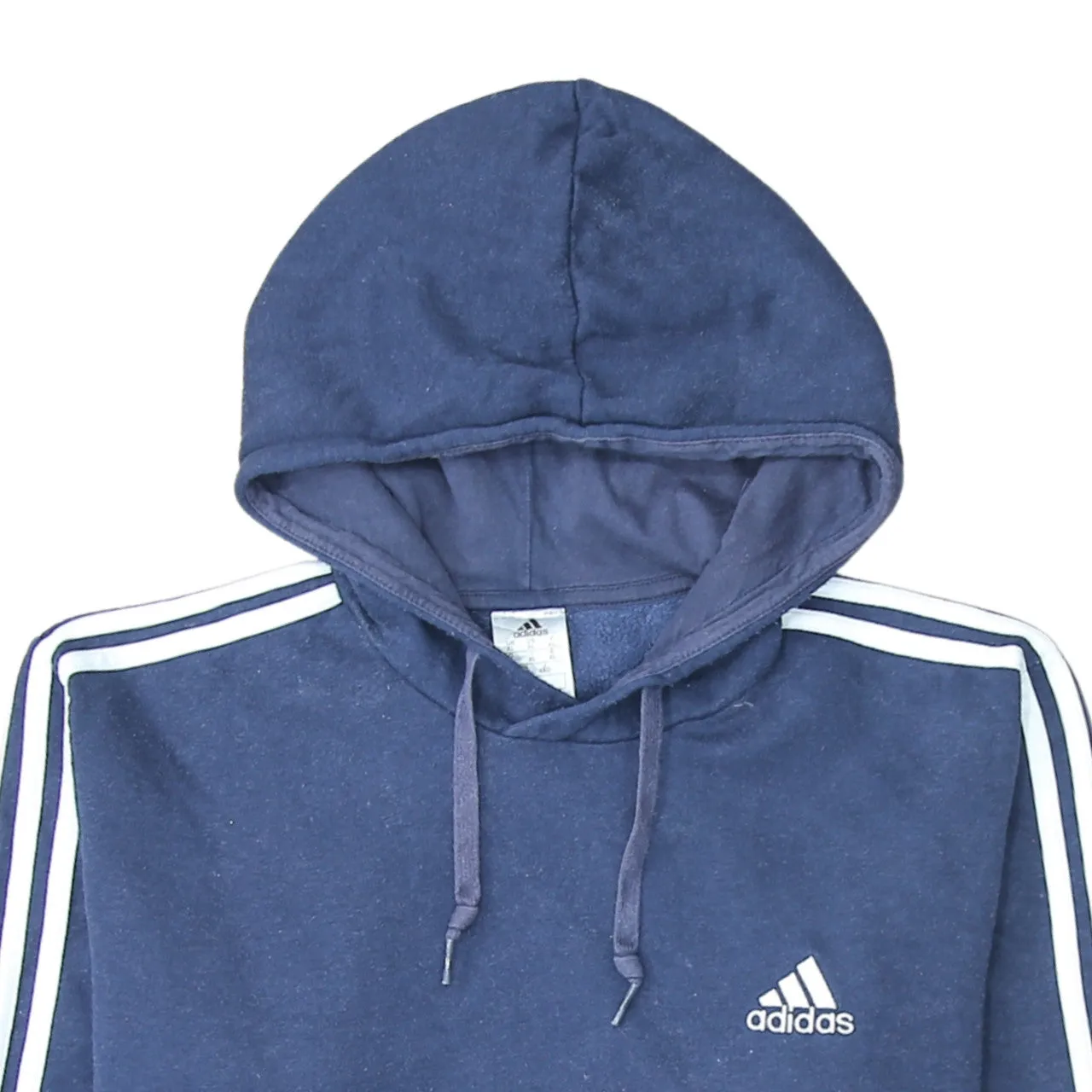 Adidas 90's Striped Sleeve Pullover Hoodie XLarge Navy Blue sold by Vintage Club product image thumbnail 3