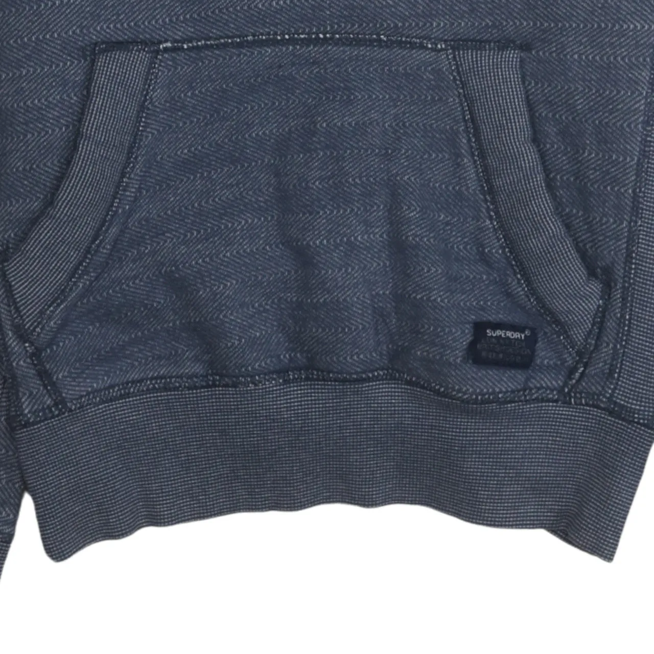 Super Dry 90's Plain Pullover Hoodie Medium Grey sold by Vintage Club product image thumbnail 4