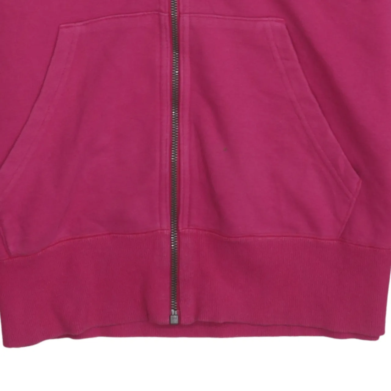 Reebok Fuchsia Pink Zip Hoodie Women’s Large Embroidered Chest Logo Front Pockets Sweatshirt sold by Vintage Club product image thumbnail 4