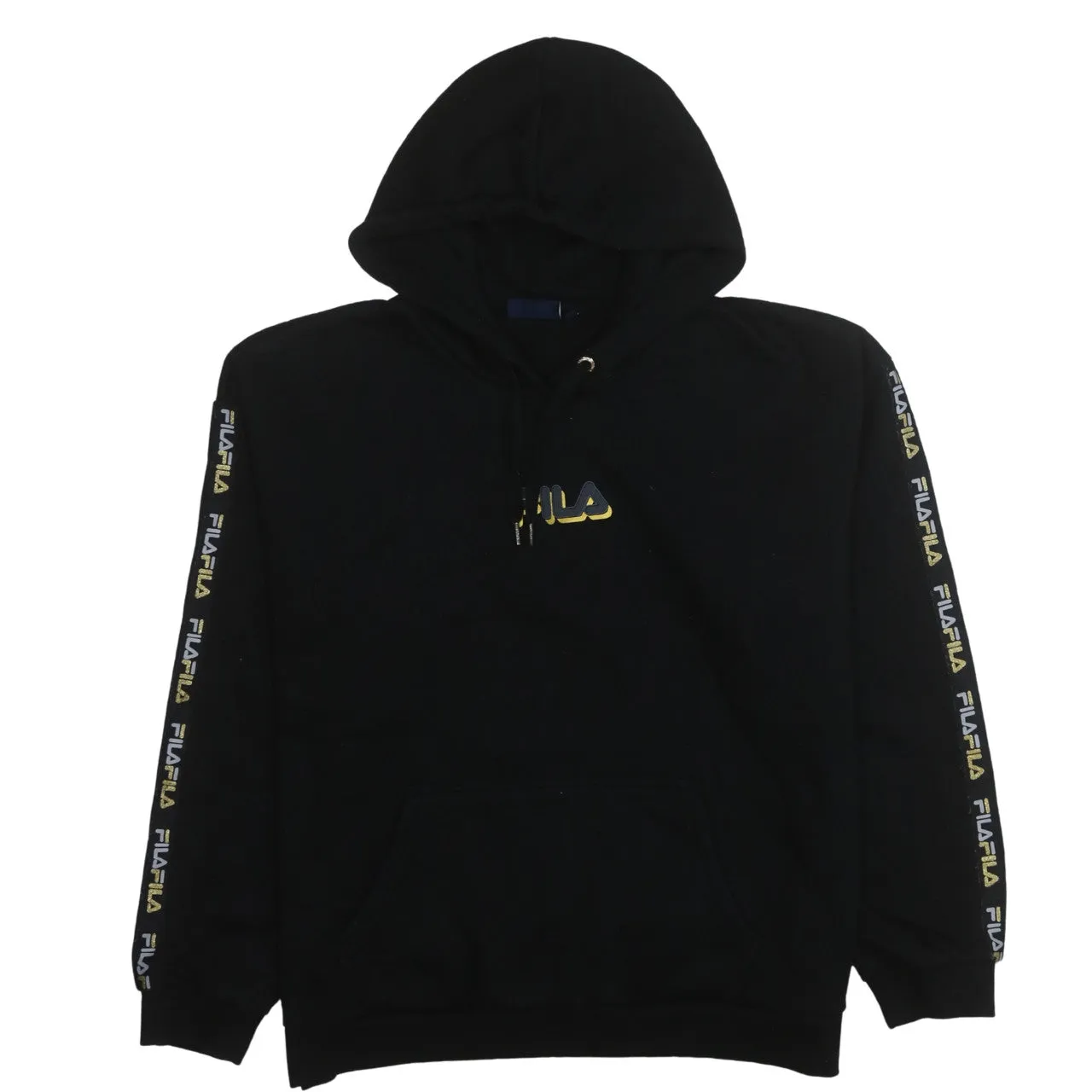 Fila 90's Loungewear Pullover Hoodie XLarge Black sold by Vintage Club